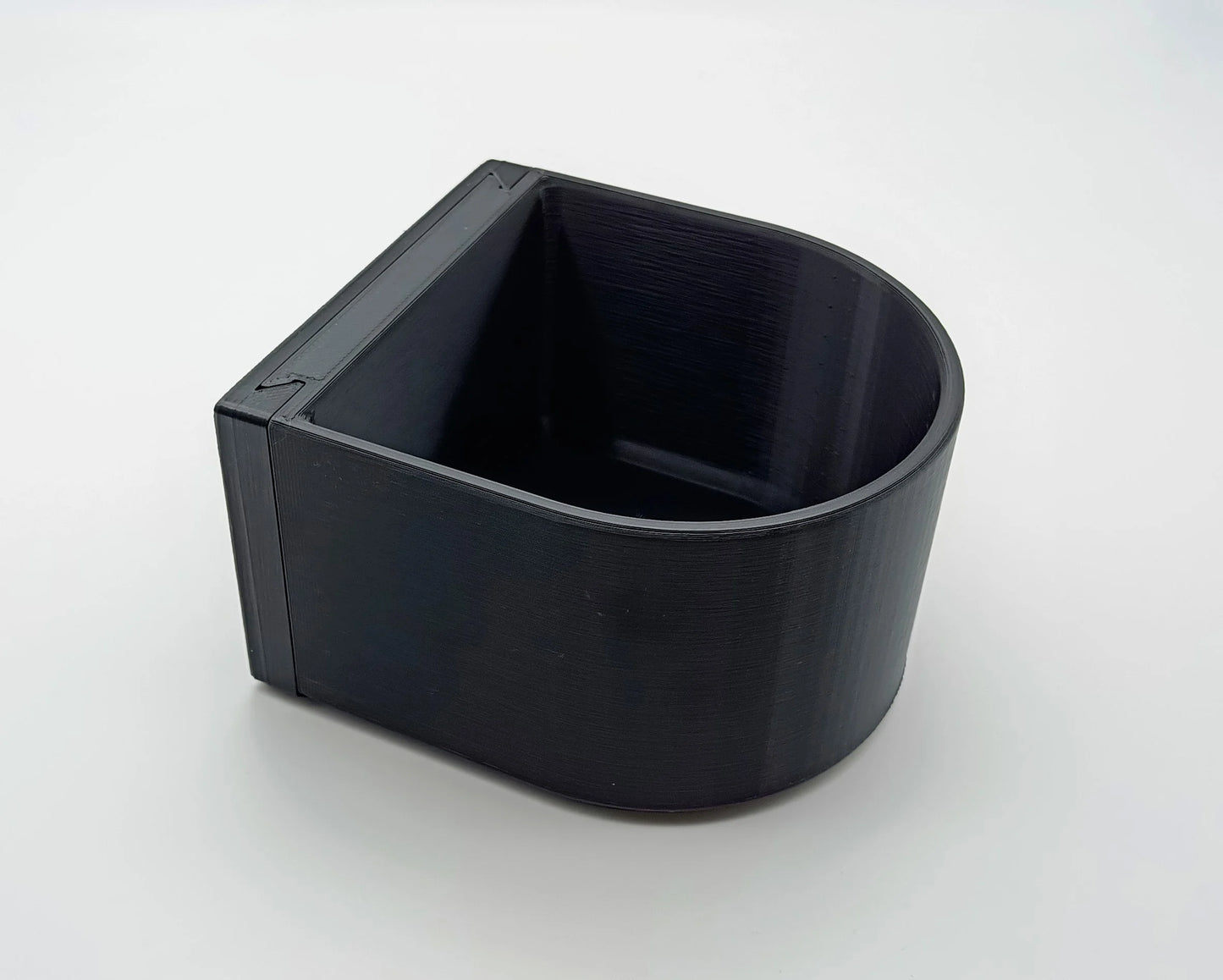 Hundenapf Wandmontage 0.7L – abnehmbar, robust & lebensmittelecht als Futterstation – schwarz