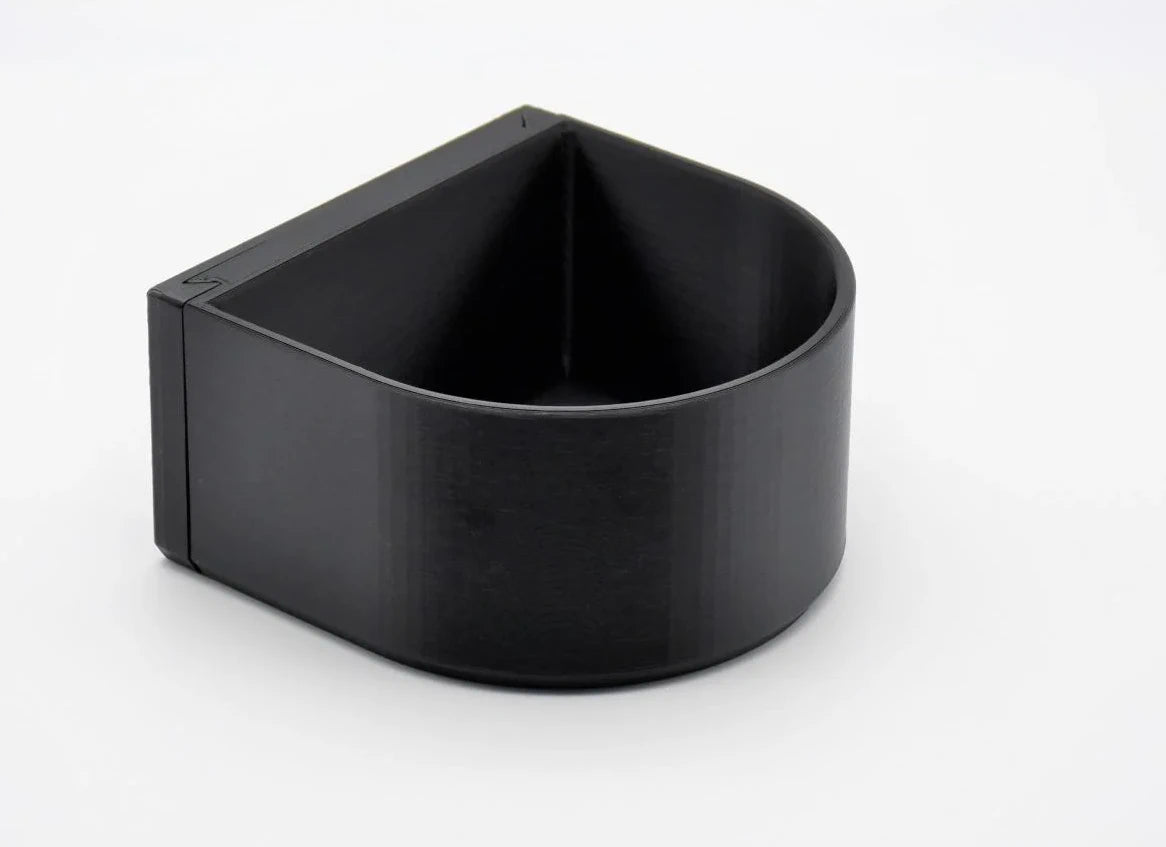 Hundenapf Wandmontage 1.0L – abnehmbar, robust & lebensmittelecht als Futterstation – schwarz