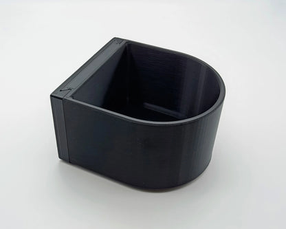 Hundenapf Wandmontage 0.7L – abnehmbar, robust & lebensmittelecht als Futterstation – schwarz