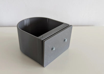 Halteplatte für Hundenapf Wandmontage S – stabile Befestigung für Gitterbox & Hundebox, 0.7 L