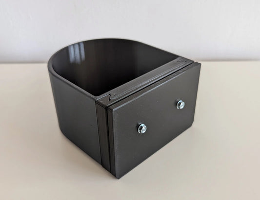 Halteplatte für Hundenapf Wandmontage S – stabile Befestigung für Gitterbox & Hundebox, 0.7 L
