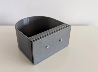 Halteplatte für Hundenapf Wandmontage M – stabile Befestigung für Gitterbox & Hundebox, 1.0 L