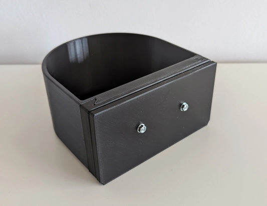 Halteplatte für Hundenapf Wandmontage M – stabile Befestigung für Gitterbox & Hundebox, 1.0 L