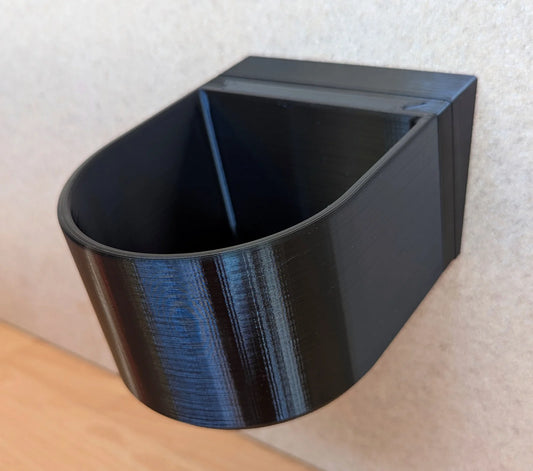 Winkeladapter für Hundenapf Wandmontage S – schräger Adapter als Futterstation/Hundebar, 0.7 L