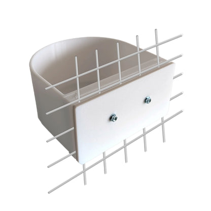 Halteplatte für Hundenapf Wandmontage M – stabile Befestigung für Gitterbox & Hundebox, 1.0 L