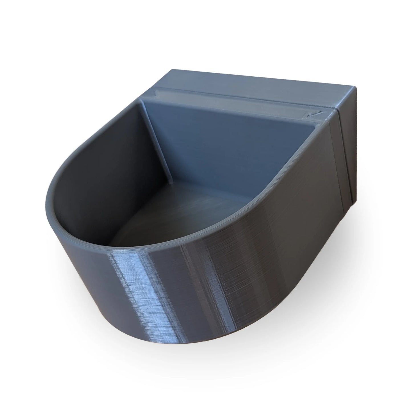 Winkeladapter für Hundenapf Wandmontage M – schräger Adapter als Futterstation/Hundebar, 1.0 L