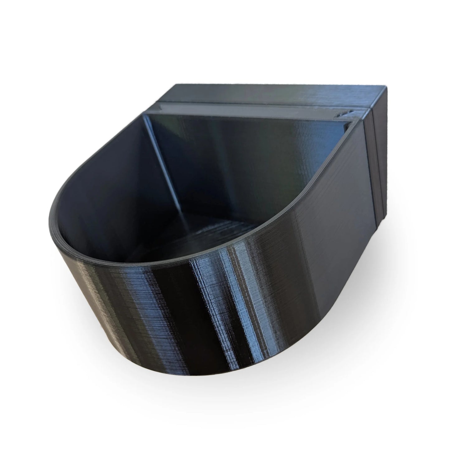 Winkeladapter für Hundenapf Wandmontage M – schräger Adapter als Futterstation/Hundebar, 1.0 L