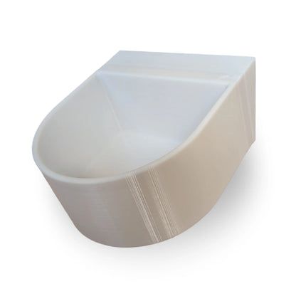 Winkeladapter für Hundenapf Wandmontage M – schräger Adapter als Futterstation/Hundebar, 1.0 L