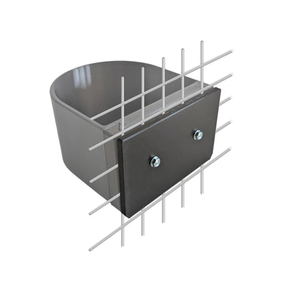 Halteplatte für Hundenapf Wandmontage S – stabile Befestigung für Gitterbox & Hundebox, 0.7 L