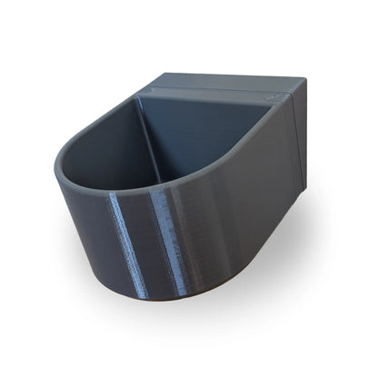 Winkeladapter für Hundenapf Wandmontage S – schräger Adapter als Futterstation/Hundebar, 0.7 L