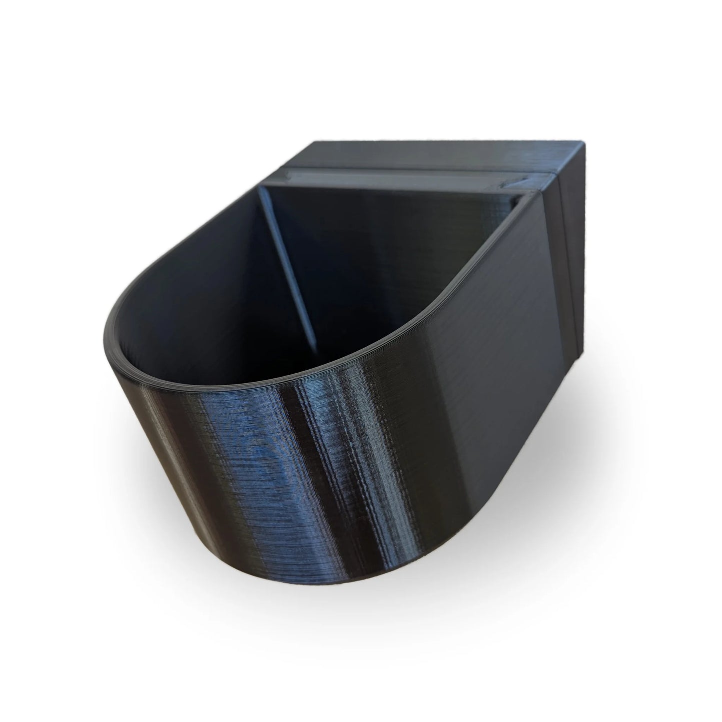 Winkeladapter für Hundenapf Wandmontage S – schräger Adapter als Futterstation/Hundebar, 0.7 L