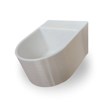 Winkeladapter für Hundenapf Wandmontage S – schräger Adapter als Futterstation/Hundebar, 0.7 L